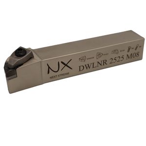 هلدر تراشکاری ان ایکس مدل رو تراش راست کد t404 dwlnr 2525 m08  wnmg 08